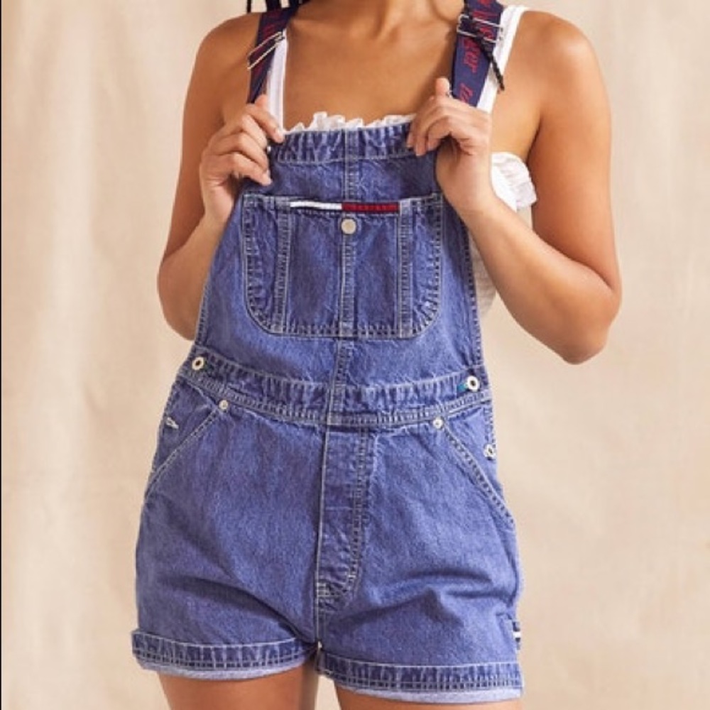 Vintage Tommy Hilfiger Tommy Girl Overalls Shorts